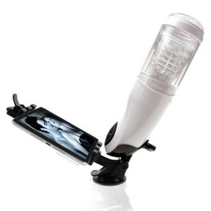 EXTREME TOYZ - PDX MEGA BATOR USB MASTURBATORE MASCHIO VAGINA BIANCO - immagine 3