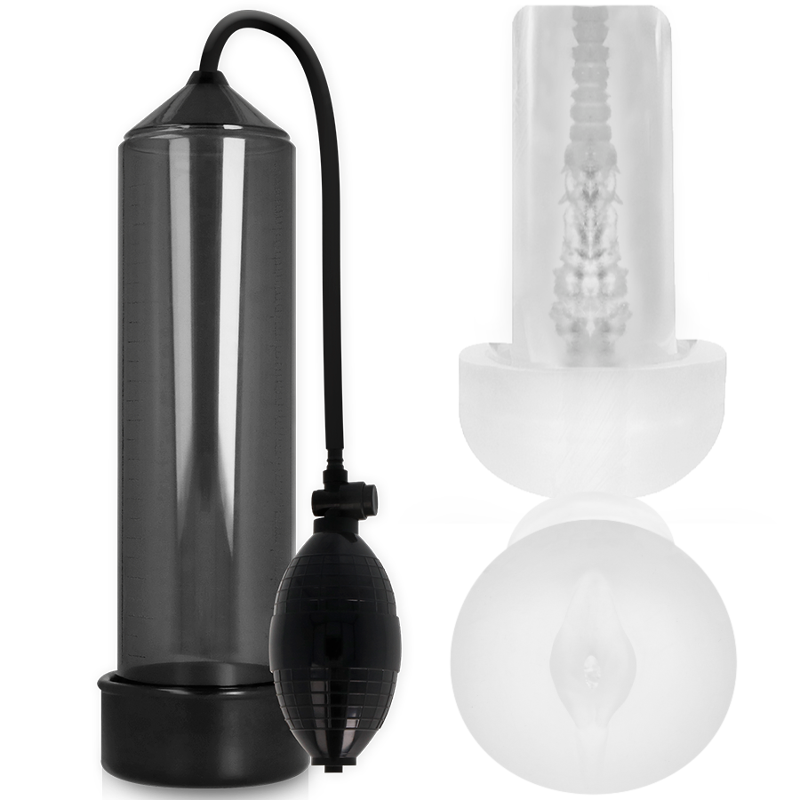 PUMP ADDICTED™ - RX3 NERO CON MANICA PLEASURE