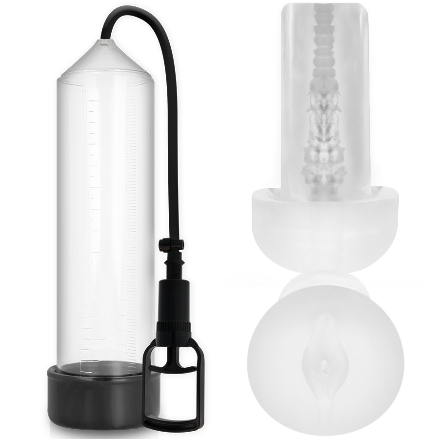 PUMP ADDICTED™ - RX7 TRASPARENTE CON MASTURBATORE