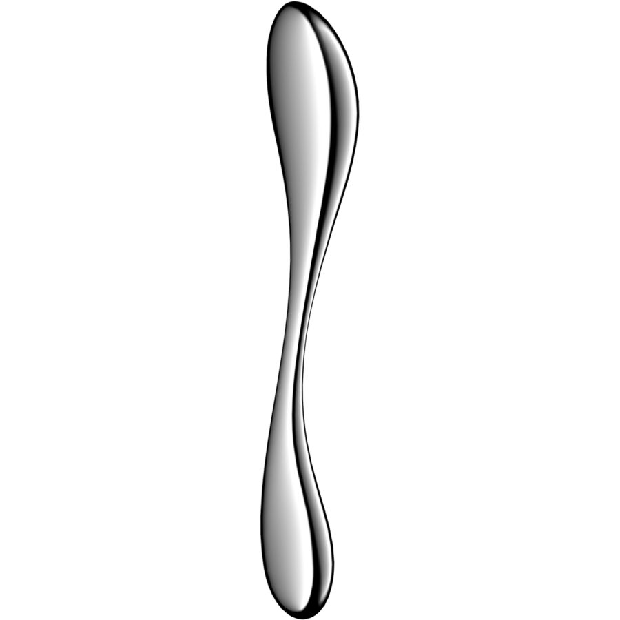 SATISFYER - DILDO A DOPPIA ESTREMITÀ IN ACCIAIO INOX STAR FORCE 3